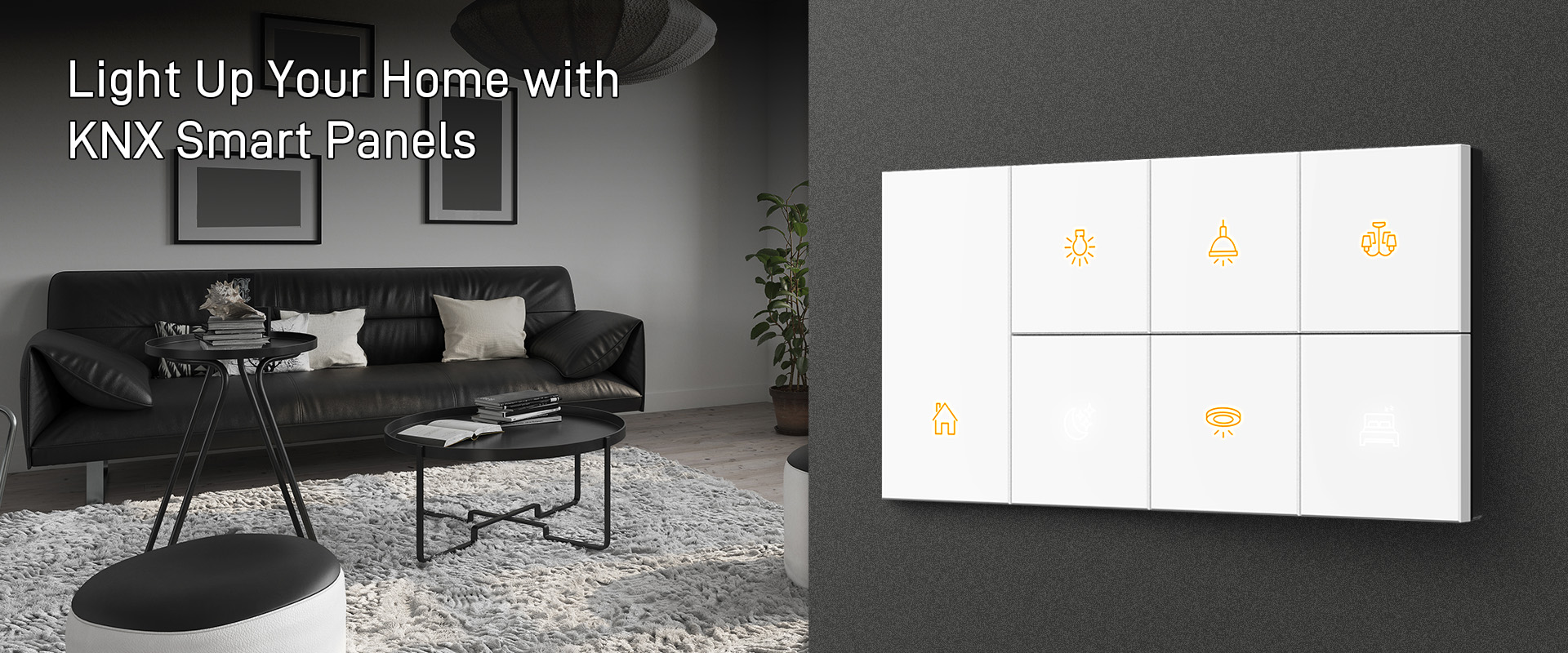knx, hotel switch, knx smart panel, knx lighting control, knx wall light switch, knx products, knx manufacturer