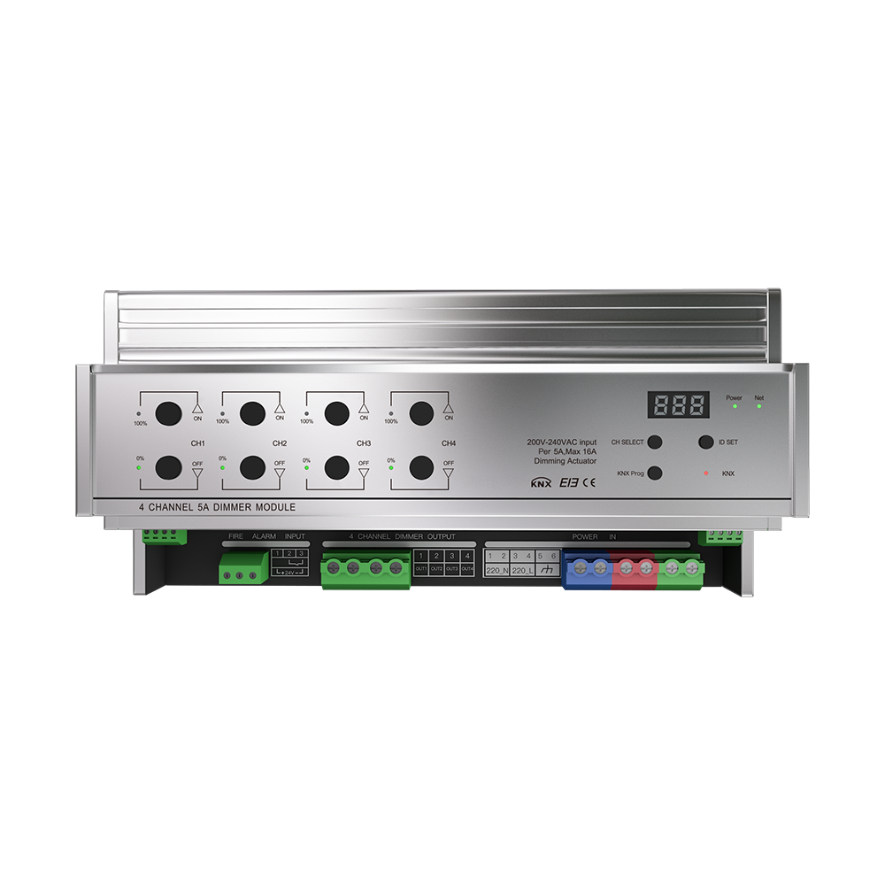 Silicon Controlled Dimming Actuator 4 circuits 5A