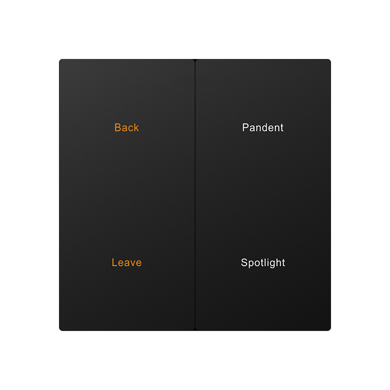 2 key 4 gang knx wall switch