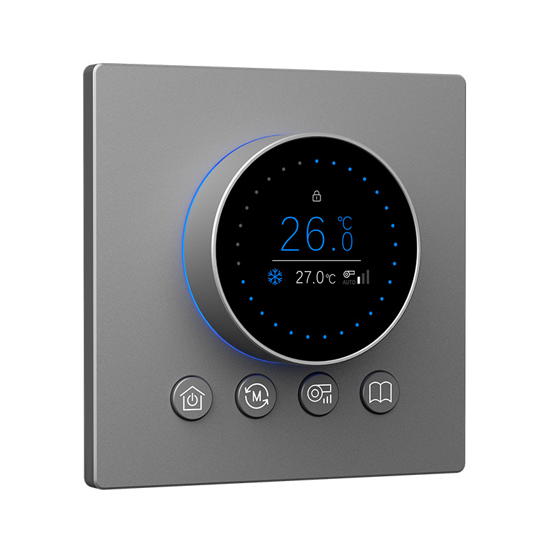 KNX metal smart thermostat 