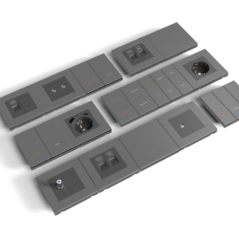 knx european switch and socket