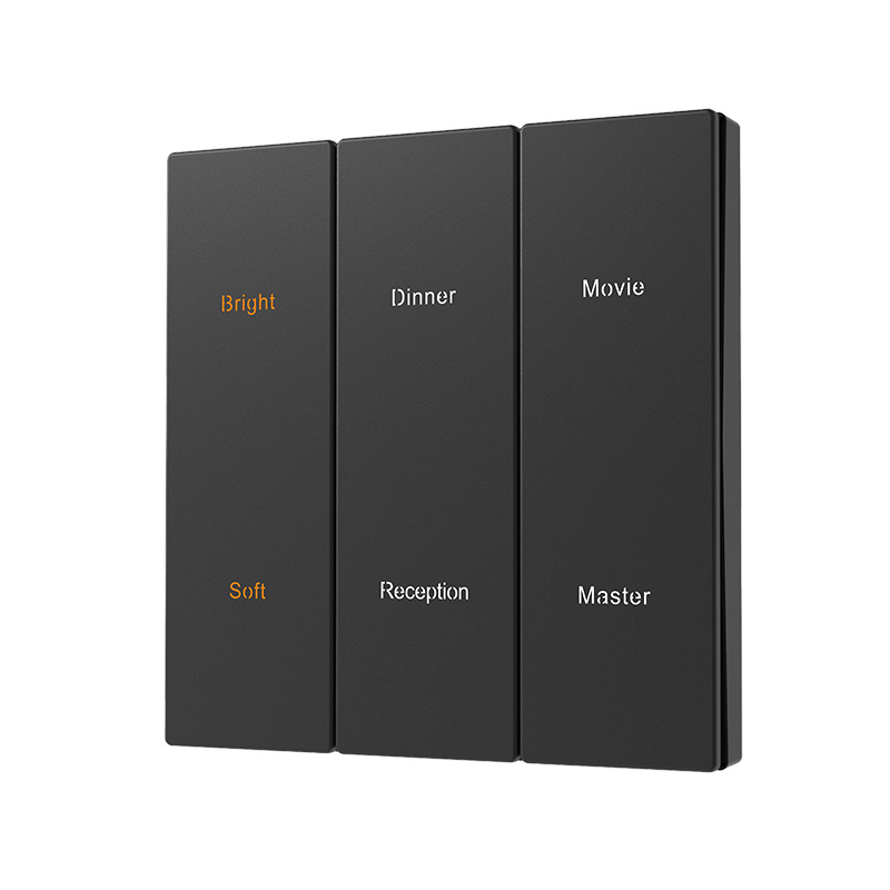 knx metal switch panel