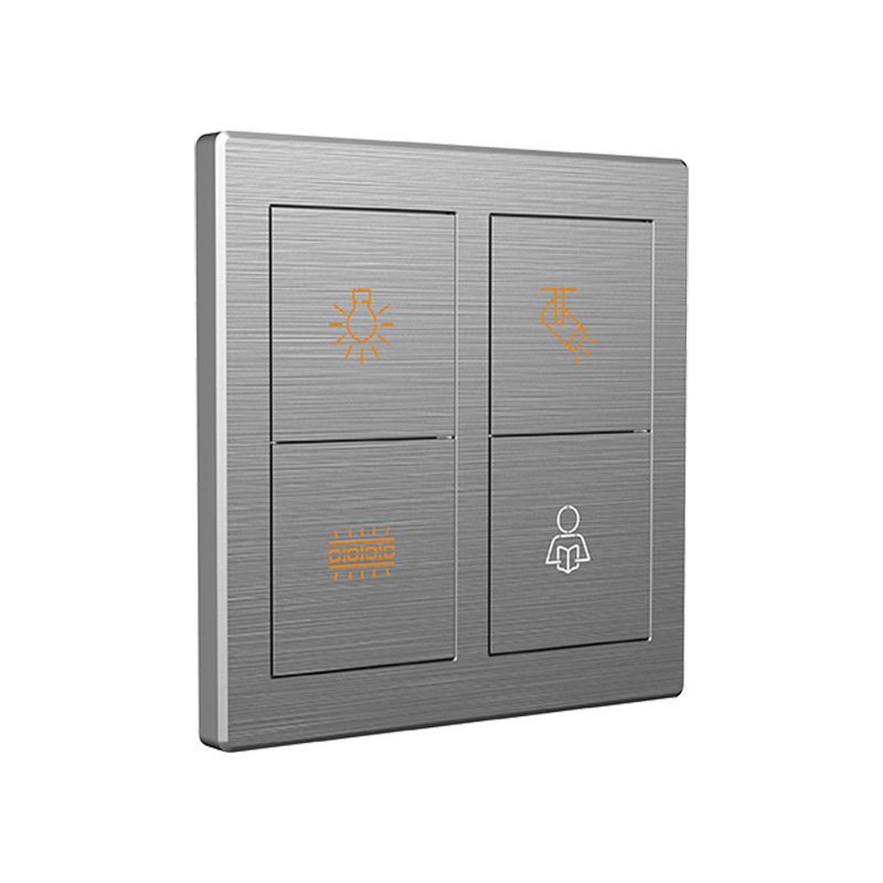 RD4 knx 4 gang metal switch 