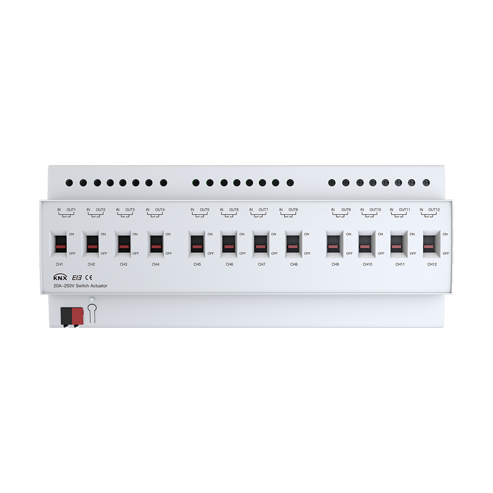 12 circuits 20A switch actuator