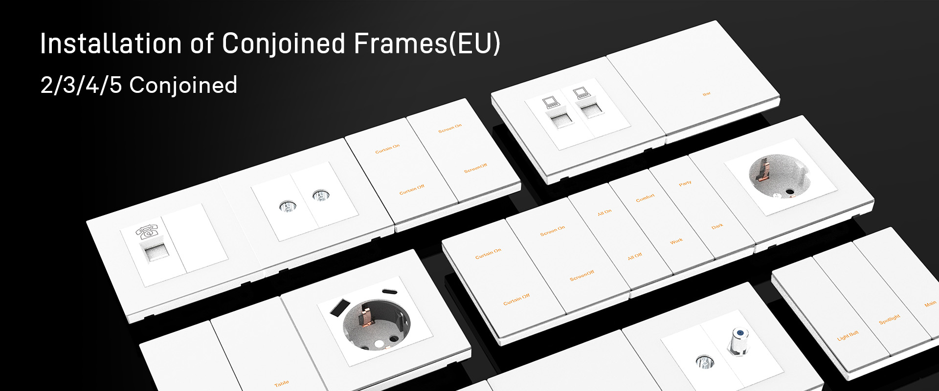 knx switch panels for commercial buildings