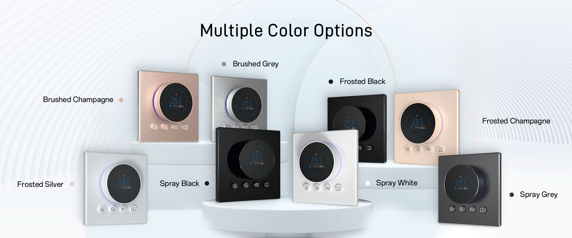 knx thermostat for AC control